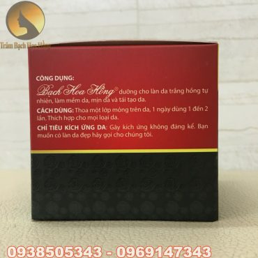 Kem Bạch Hoa Hồng 15g bên trái