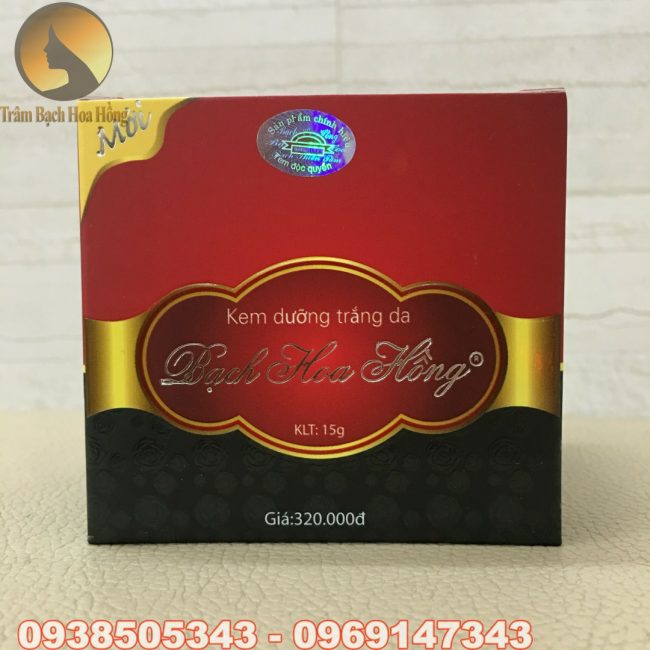 Kem Bạch Hoa Hồng 15g mặt trước