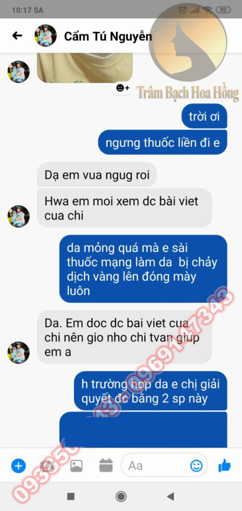 Khách hàng Trâm Bạch Hoa Hồng 33