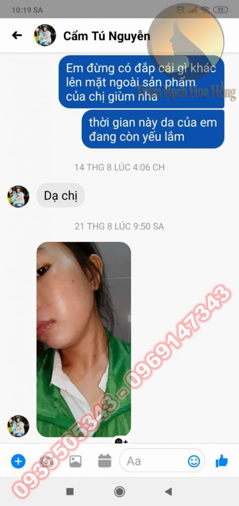 Khách hàng Trâm Bạch Hoa Hồng 36