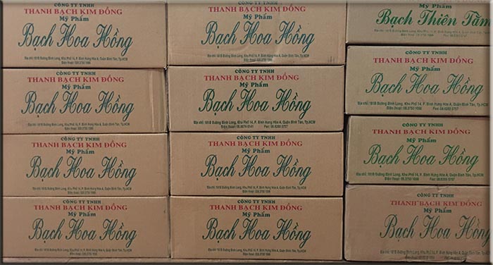 Thùng sản phẩm Bạch Hoa Hồng